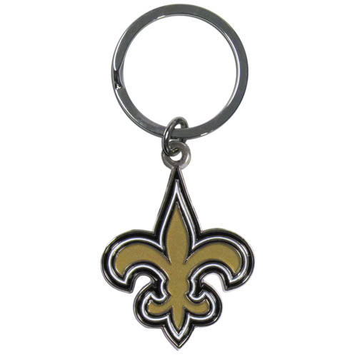 New Orleans Saints Enameled Logo Metal Key Chain NFL Football