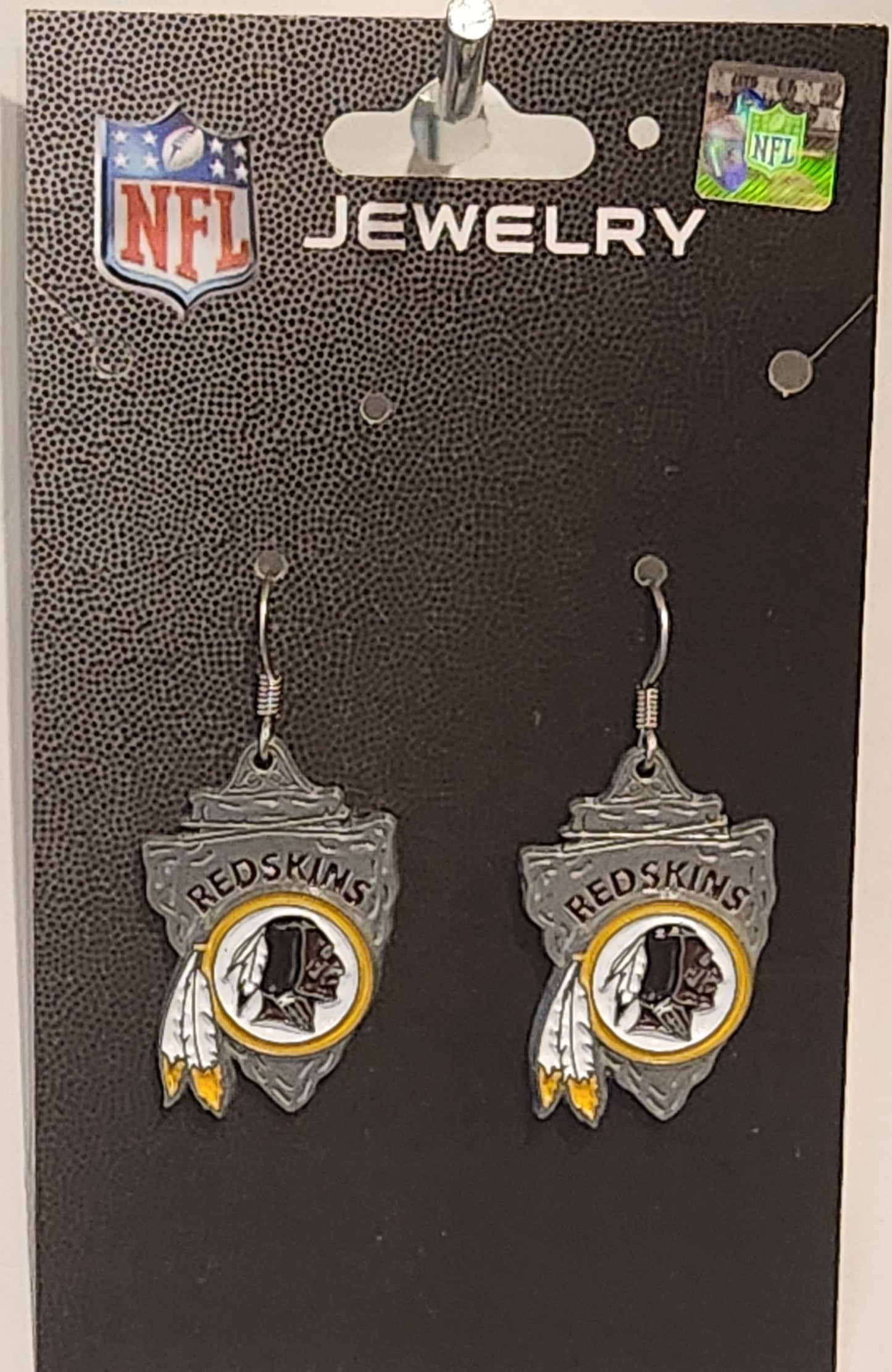 Washington Redskins Dangle Earrings (Classic) NFL Football