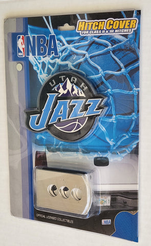 Utah Jazz 3-D Metal Hitch Cover Licensed NBA Basketball