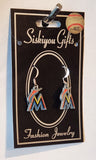 Miami Marlins Dangle Earrings (Zinc) MLB Jewelry