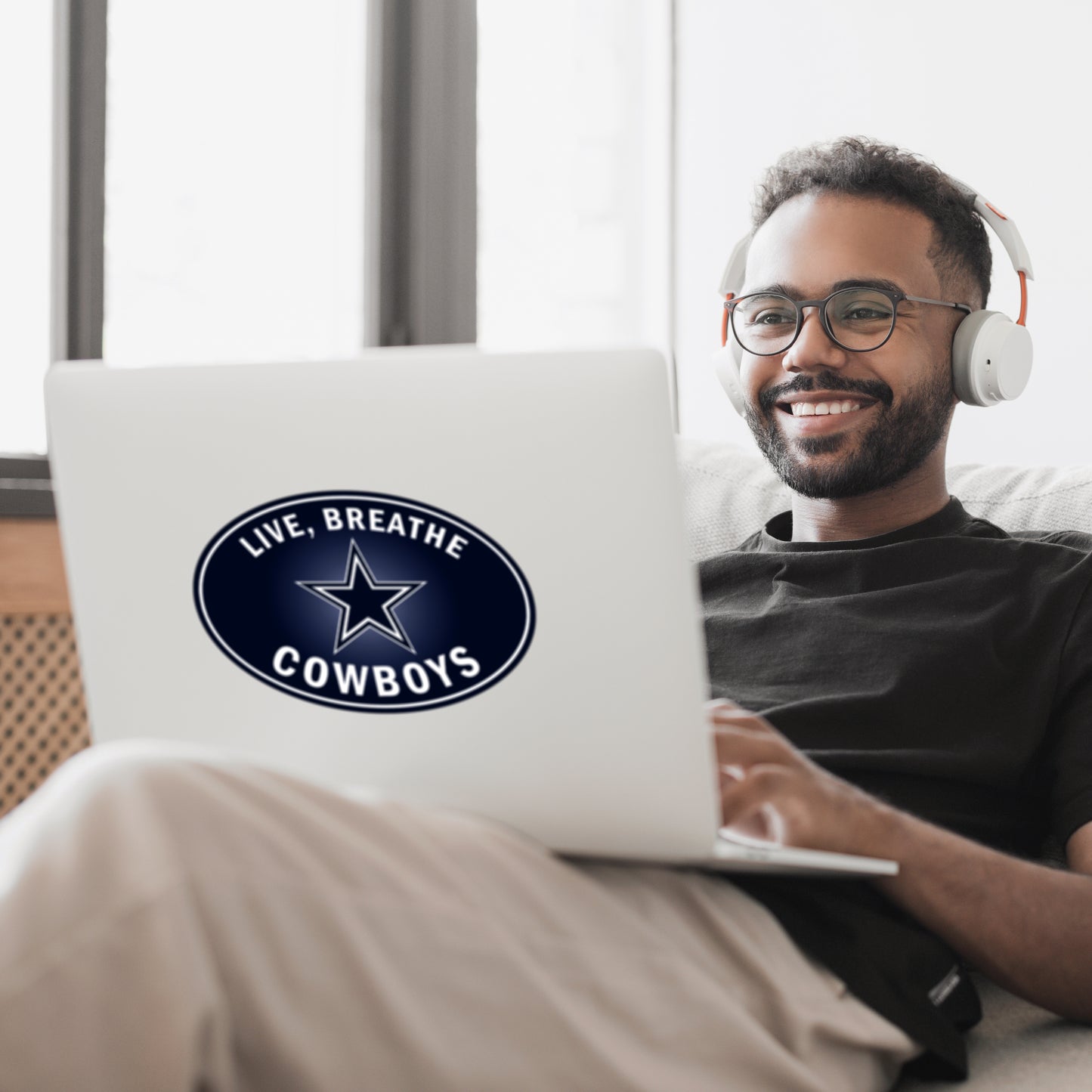 Dallas Cowboys Live-Breath Vinyl Auto or Flat Surface Decal (NFL)