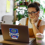 Florida Gators Die-Hard Fan Vinyl Auto or Flat Surface Decal NCAA