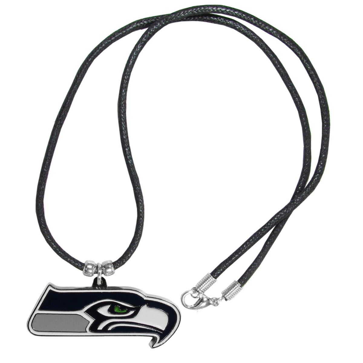 Seattle Seahawks Cord Necklace NFL Football Jewelry
