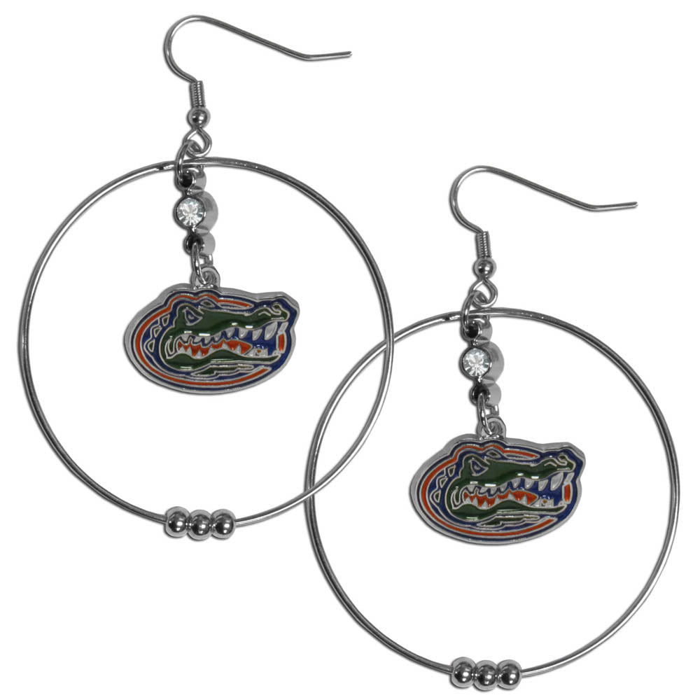 Florida Gators 2 inch Hoop Earrings NCAA Licensed Jewelry