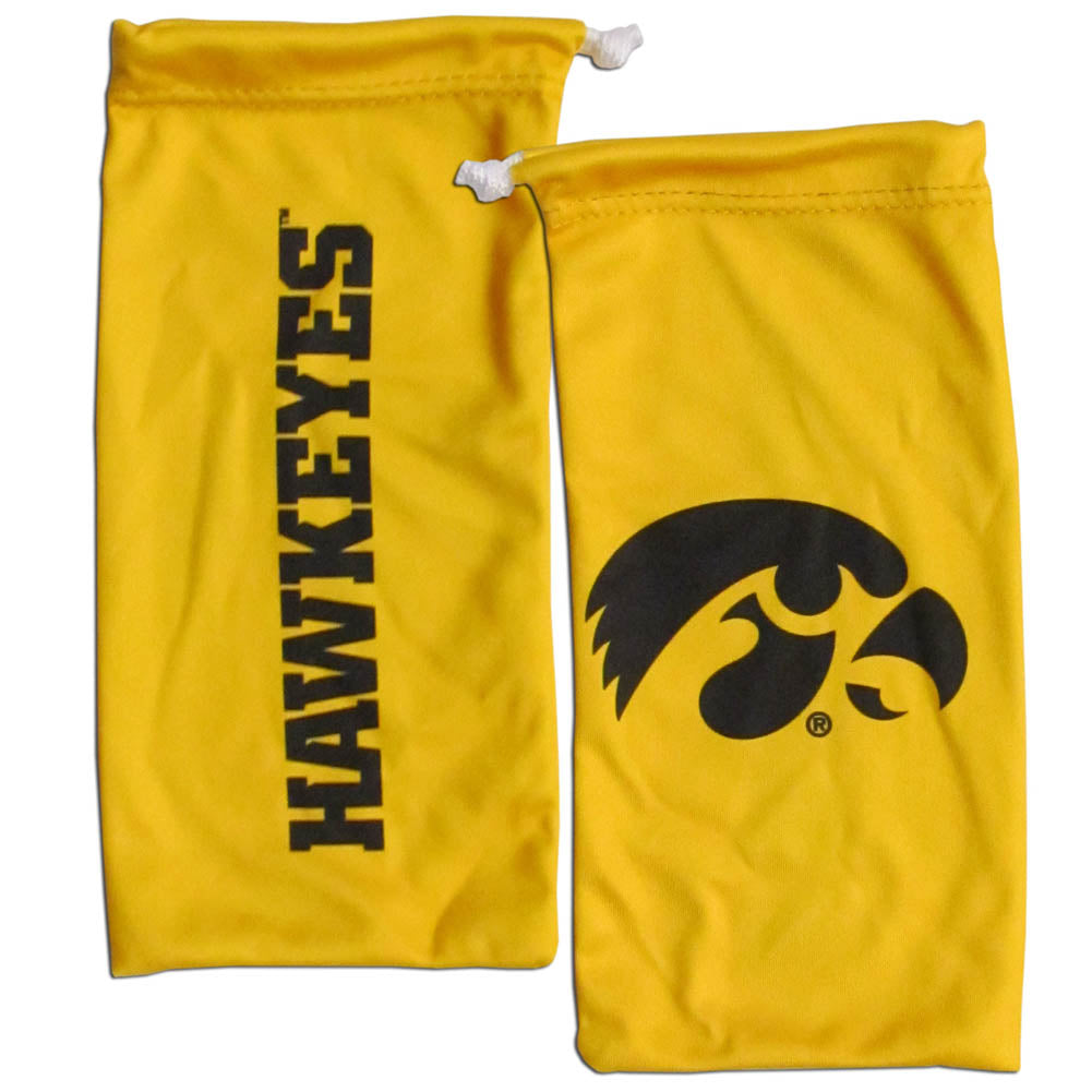 Iowa Hawkeyes Sunglasses - Glasses Microfiber Bag (NCAA)