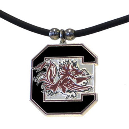South Carolina Gamecocks Rubber Cord Necklace (NCAA)