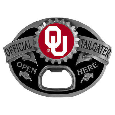 Oklahoma Sooners Tailgater Belt Buckle with Bottle Opener (NCAA)