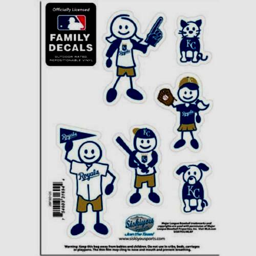 Kansas City Royals Outdoor Rated Vinyl Family Decals MLB Baseball