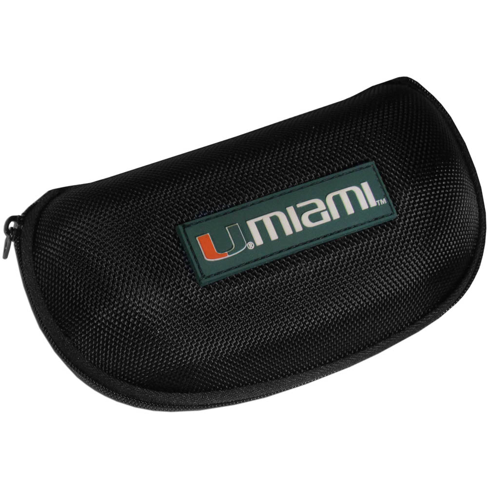 Miami Hurricanes Hard Shell Glasses / Sunglasses Case NCAA