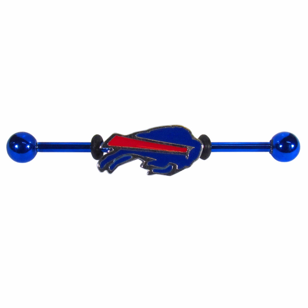 Buffalo Bills Stainless Steel Industrial Slider Barbell NFL Football