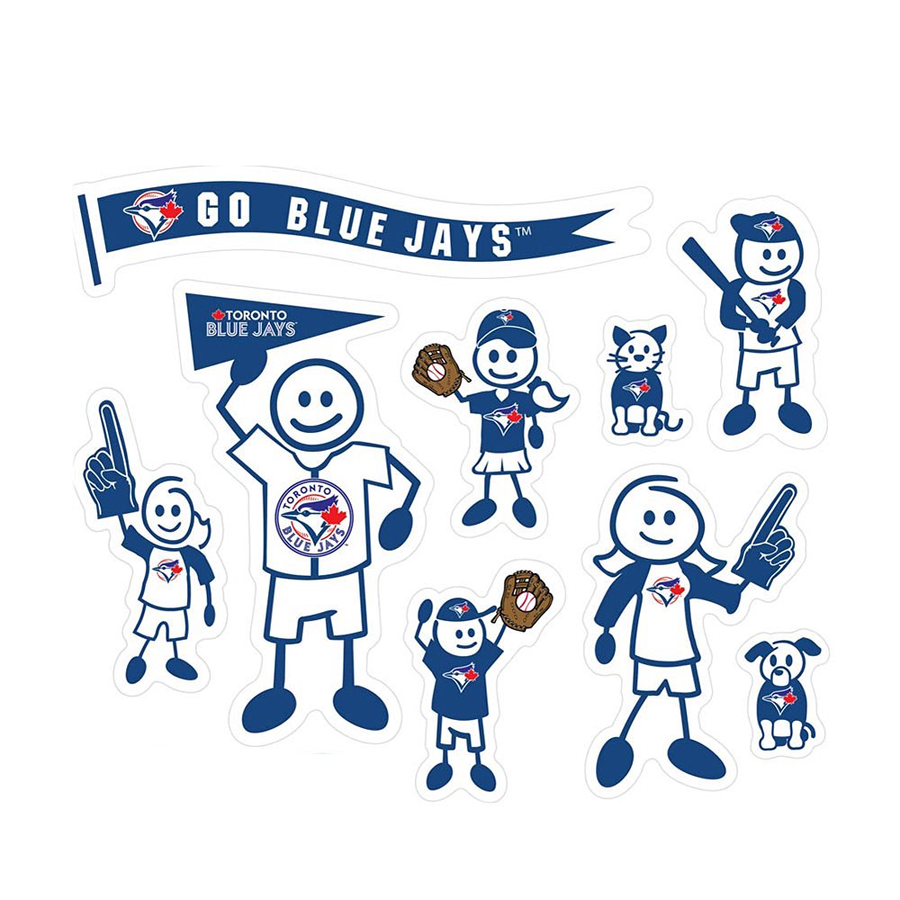 Toronto Blue Jays Outdoor Rated Vinyl Family Decals MLB Baseball