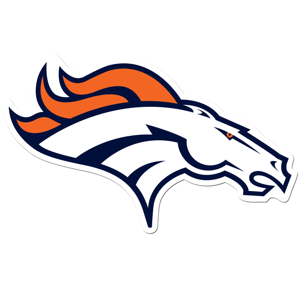 Denver Broncos Vinyl Logo Auto Decal (NFL Football)