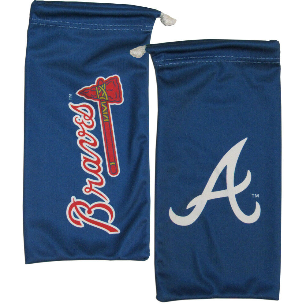 Atlanta Braves Microfiber Bag for Sunglasses Glasses (MLB Baseball)