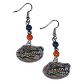 Florida Gators Dangle Earrings (Fan Bead) NCAA