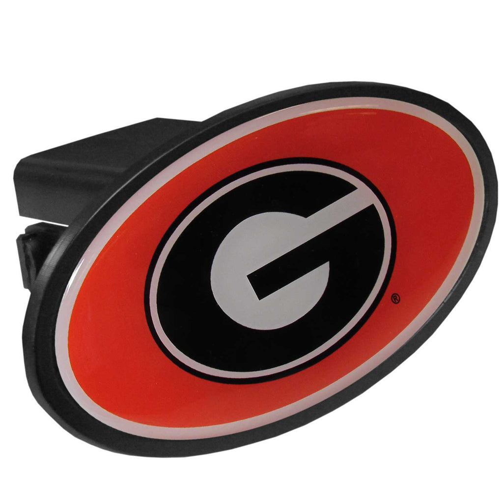 Georgia Bulldogs Durable Plastic Oval Hitch Cover (NCAA)