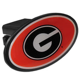 Georgia Bulldogs Durable Plastic Oval Hitch Cover (NCAA)