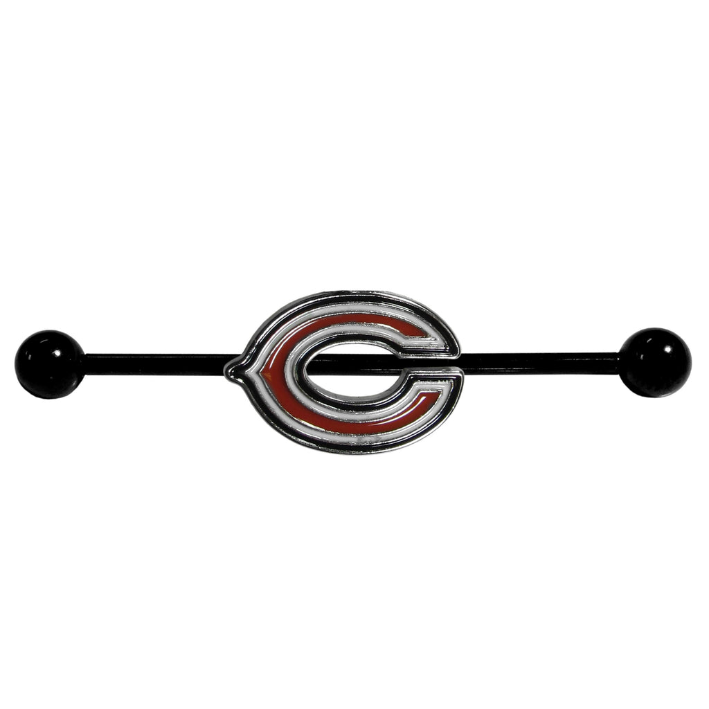 Chicago Bears Stainless Steel Industrial Slider Barbell NFL Football