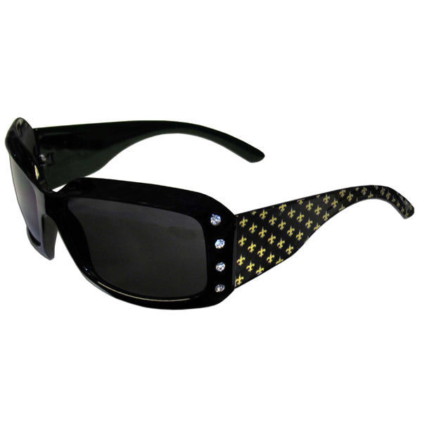 New Orleans Saints Sunglasses (Designer w/Rhinestones) NFL Football