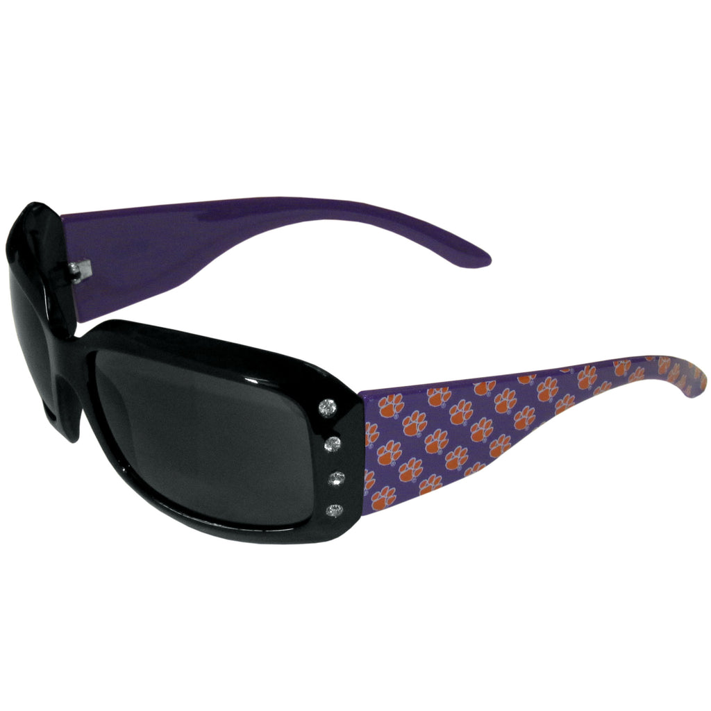Clemson Tigers Sunglasses (Designer w/Rhinestones) Licensed NCAA