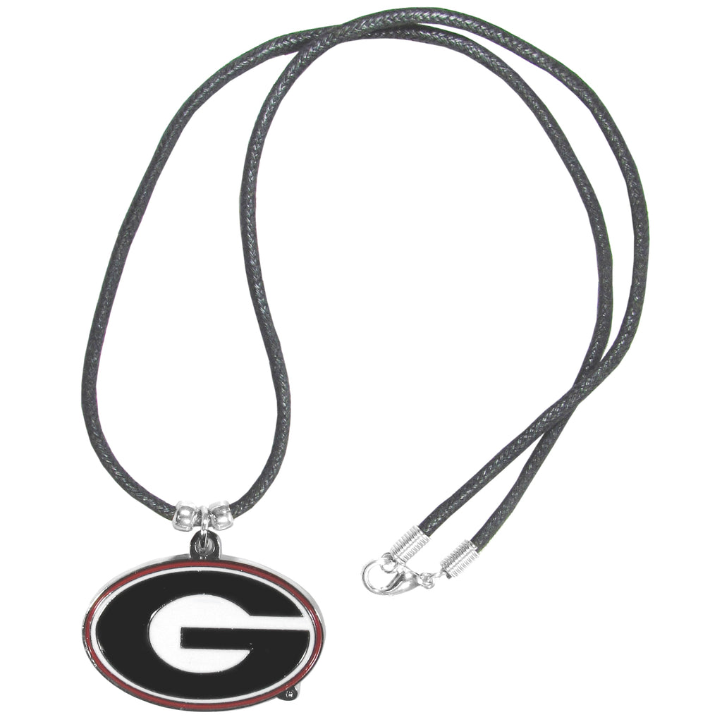 Georgia Bulldogs Cord Necklace (NCAA)