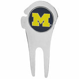 Michigan Wolverines Metal Helmet Divot Tool & Golf Ball Marker NCAA