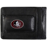 Florida State Seminoles Fine Leather Money Clip (NCAA) Card & Cash Holder