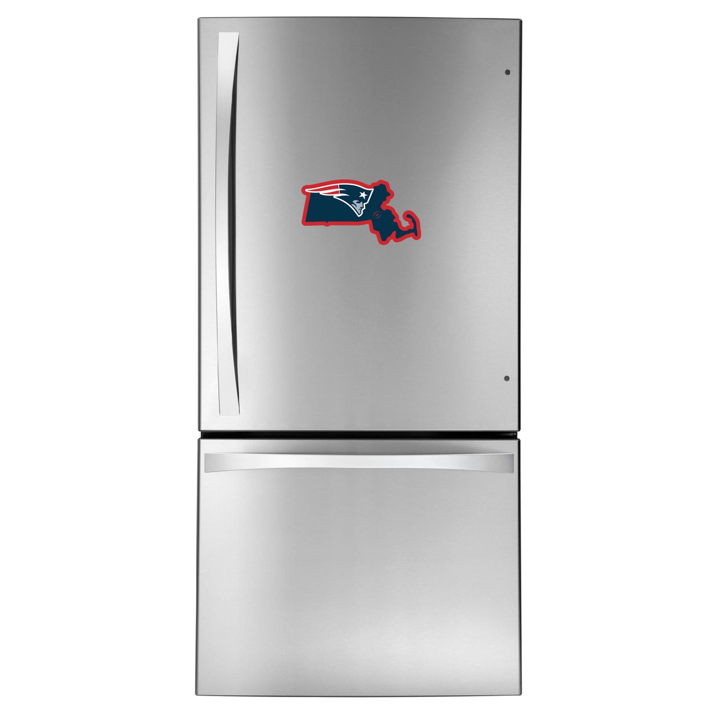 New England Patriots Home State Magnet (NFL) Massachusetts Shape