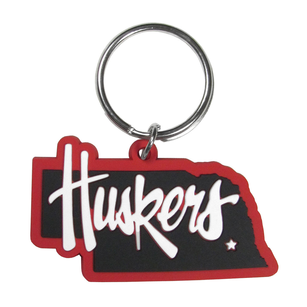 Nebraska Cornhuskers Home State Flexi Key Chain NCAA