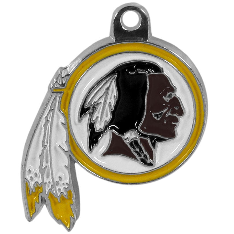 Washington Redskins 2 inch Hoop Earrings NFL Licensed Football Jewelry