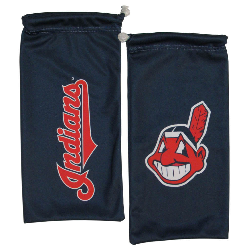 Cleveland Indians Chrome Wrap Sunglasses with Microfiber Bag (MLB)
