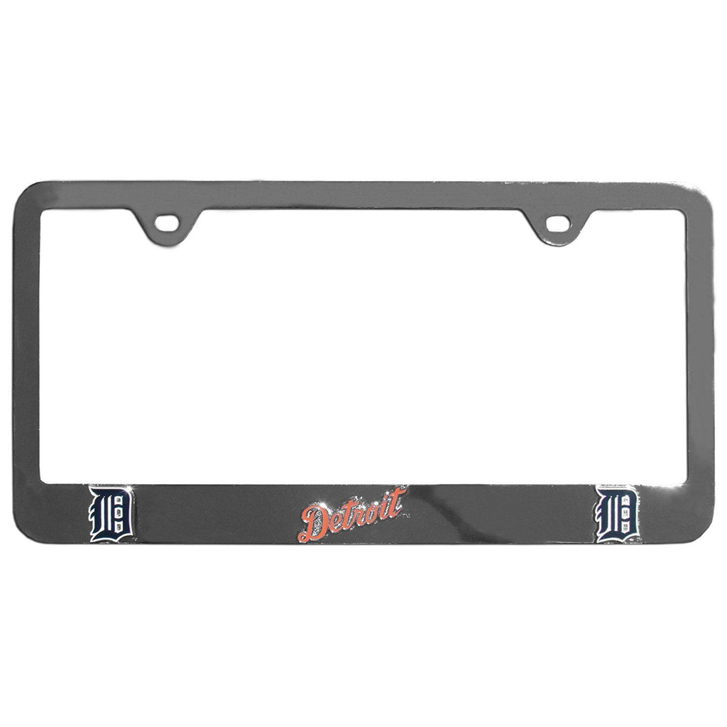 Detroit Tigers 3-D Chrome Plated License Tag Frame (MLB Baseball)