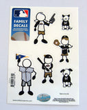 Milwaukee Brewers Outdoor Rated Vinyl Family Decals MLB Baseball