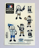 Milwaukee Brewers Outdoor Rated Vinyl Family Decals MLB Baseball