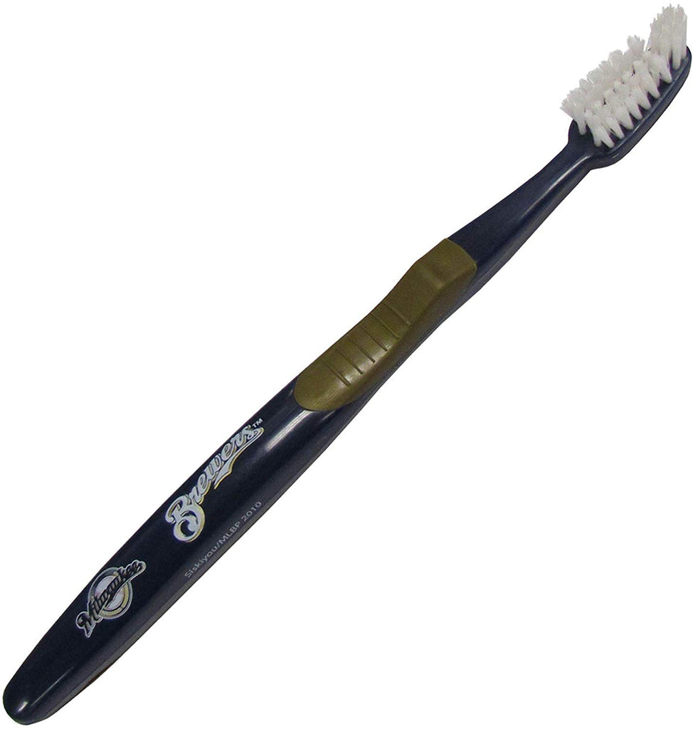 Milwaukee Brewers Adult Soft Toothbrush MLB Baseball