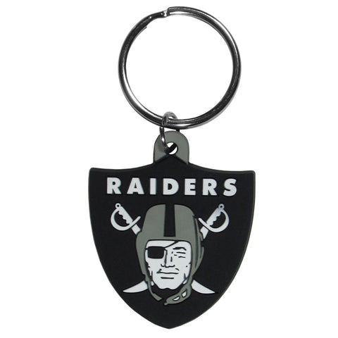 Las Vegas Raiders Logo Flexi Key Chain NFL Licensed Football