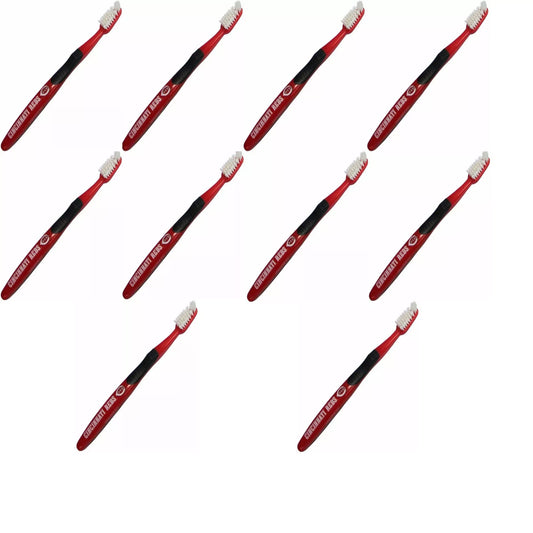 Lot of 10 Cincinnati Reds Adult Soft Toothbrush MLB Licensed Baseball