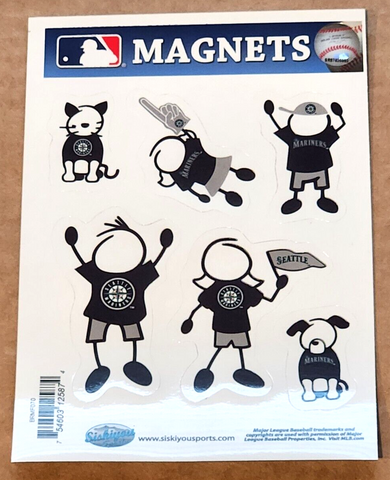 Seattle Mariners Family Magnets MLB Baseball