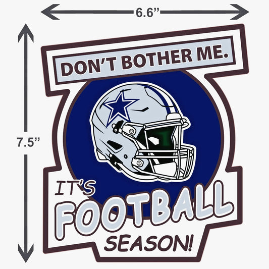 Dallas Cowboys Don't Bother Me Vinyl Auto or Flat Surface Decal NFL