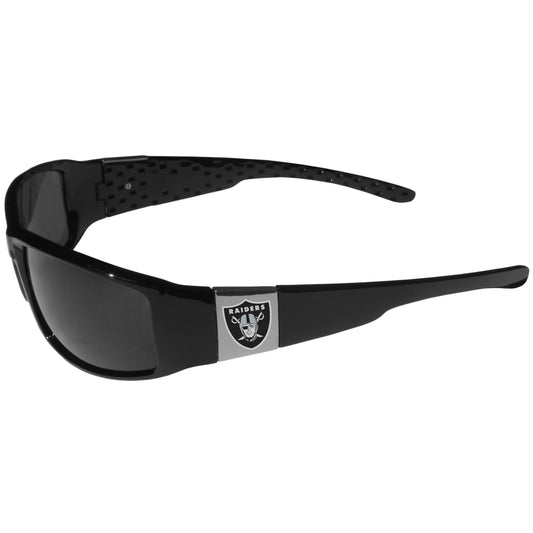 Las Vegas Raiders Chrome Wrap Sunglasses (NFL)