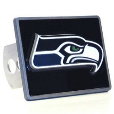 Seattle Seahawks Metal Hitch Cover (NFL) (Class II and Class III)