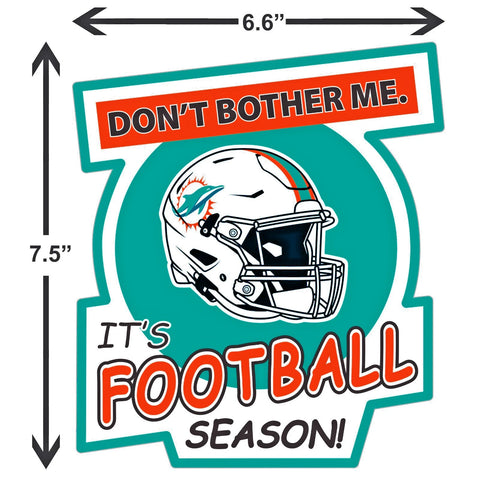 Miami Dolphins Don't Bother Me Vinyl Auto or Flat Surface Decal NFL