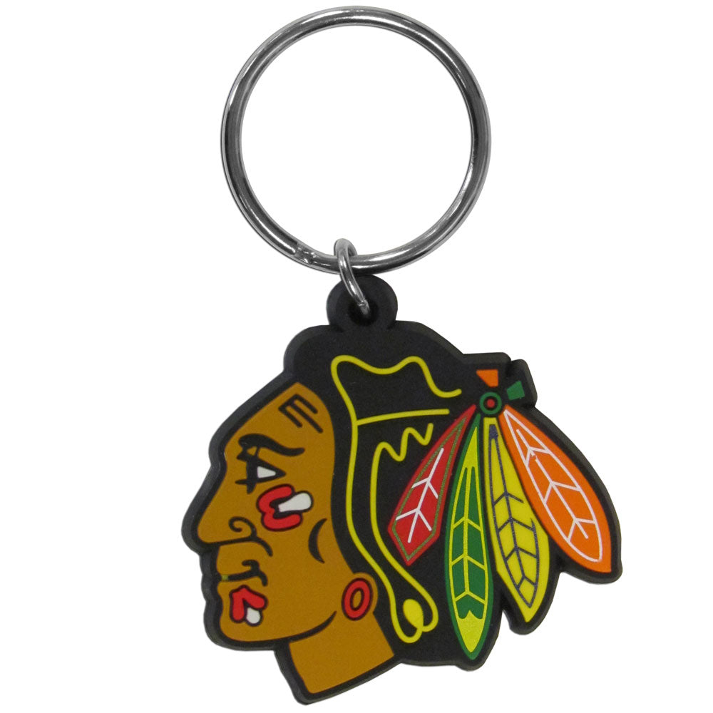 Chicago Blackhawks Logo Flexi Key Chain NHL Licensed Hockey