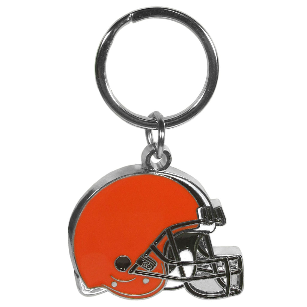 Cleveland Browns Enameled Logo Metal Key Chain NFL Football