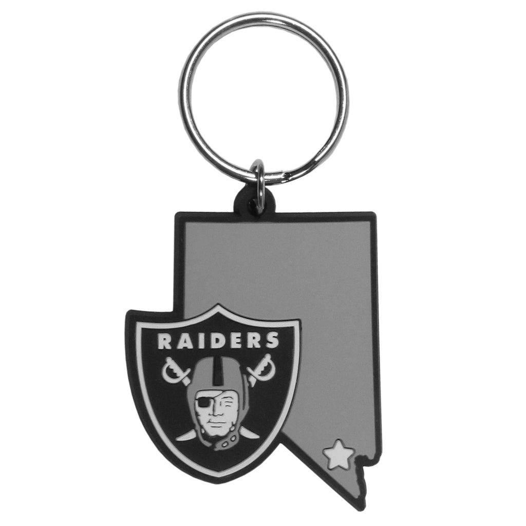 Las Vegas Raiders Home State Flexi Key Chain NFL