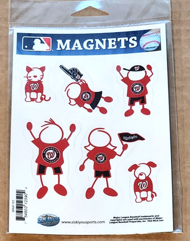 Washington Nationals  Family Magnets MLB Baseball