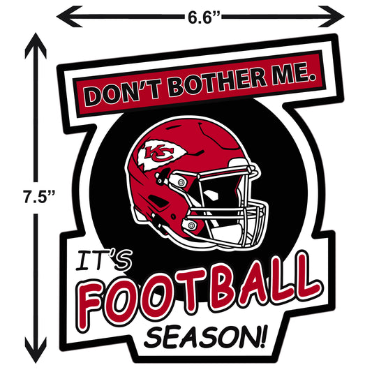 Kansas City Chiefs Don't Bother Me Vinyl Auto or Flat Surface Decal NFL