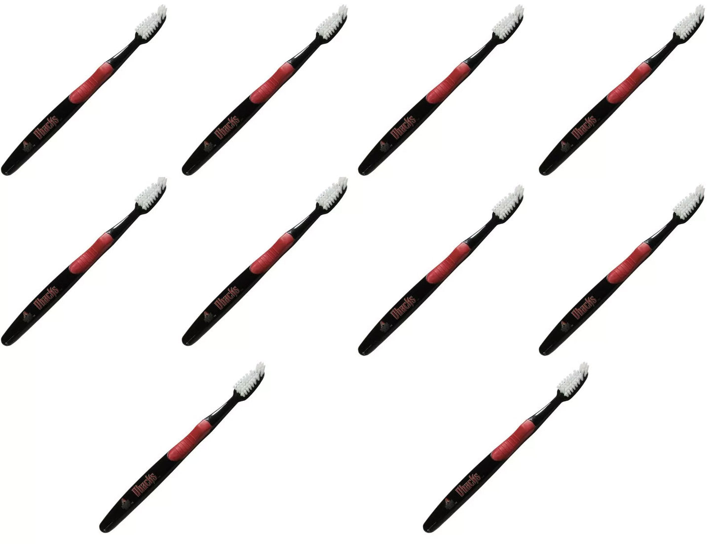 Lot of 10 Arizona Diamondbacks Adult Soft Toothbrush MLB Licensed Baseball