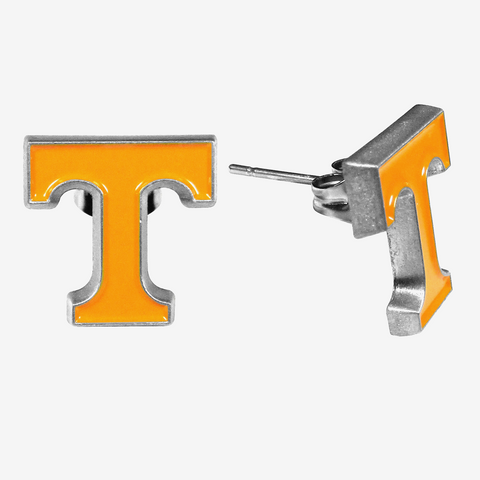 Tennessee Volunteers Stud Earrings ("T") NCAA