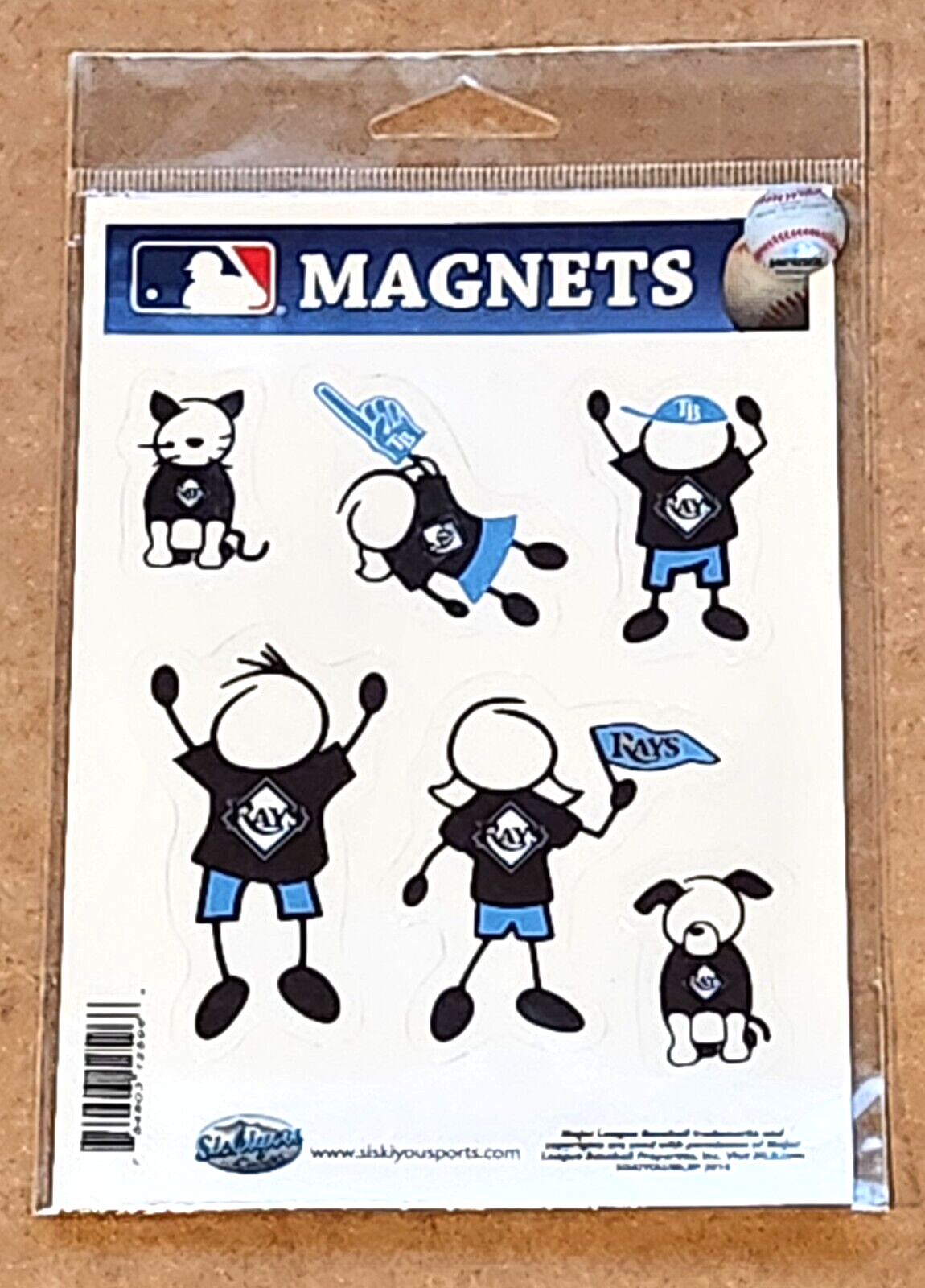 Tampa Bay Rays Family Magnets MLB Baseball