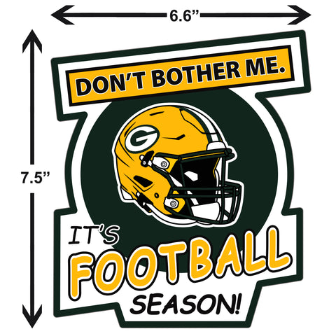 Green Bay Packers Don't Bother Me Vinyl Auto or Flat Surface Decal NFL